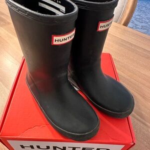 Toddler Black Hunter Rain Boots